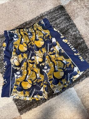 Boys’ Flow Society shorts, “Swing Batter Flow” baseball, size S GUC!